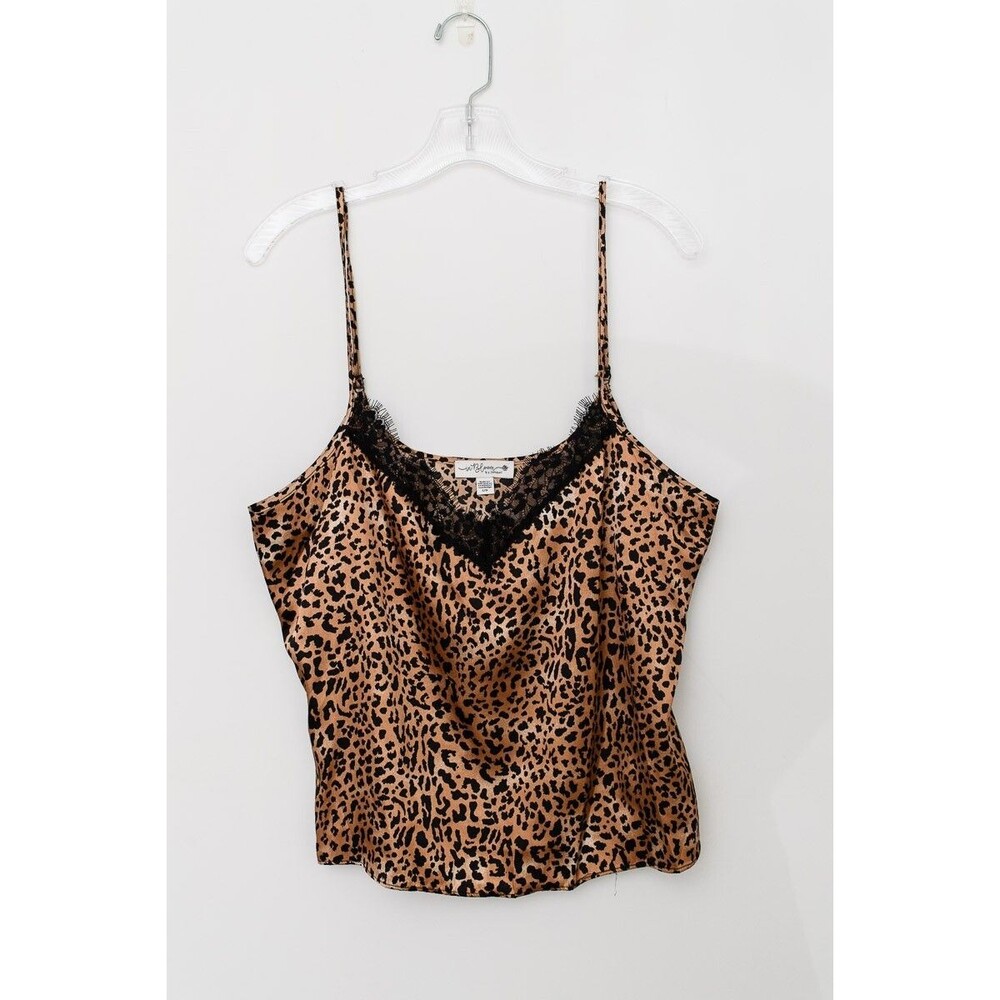 In Bloom by jonquil animal leopard cheetah print cami goth witchy babydoll Y2K